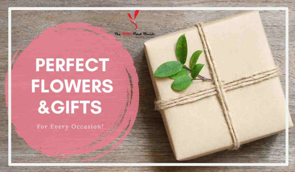 Gift Ideas: Combining Flowers with Gifts from The RED Petal