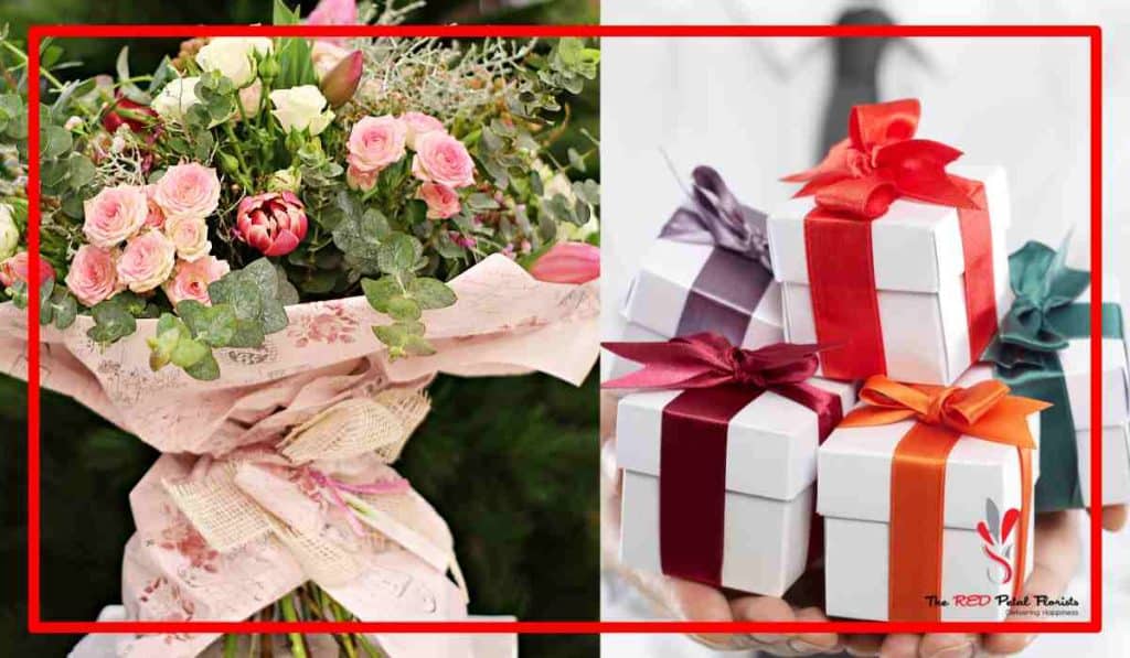 Gift Ideas: Combining Flowers with Gifts from The RED Petal