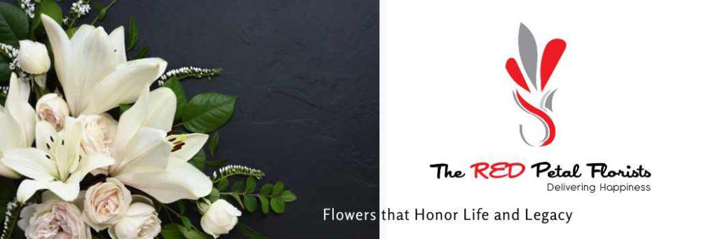 funeral flowers by the red petal florists Flowers that Honor Life and Legacy