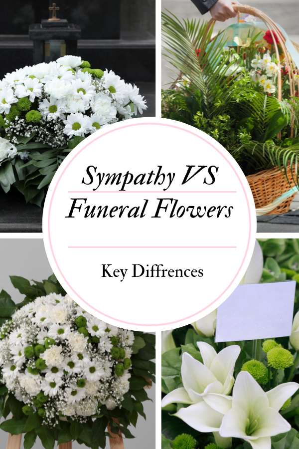 Illustrating Sympathy vs. Funeral Flowers: Key Differences