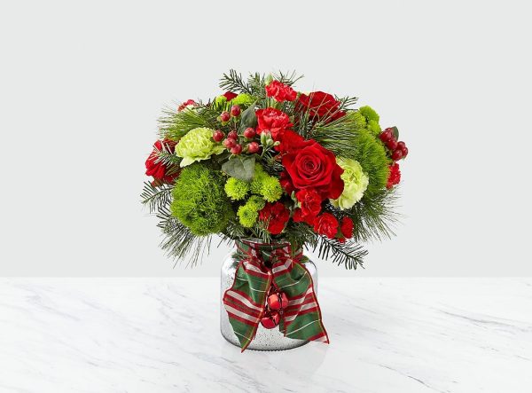 Jingle Bell Rose Bouquet