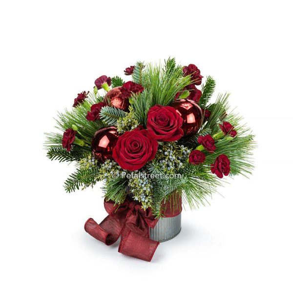 Rustic Christmas Rose Bunch